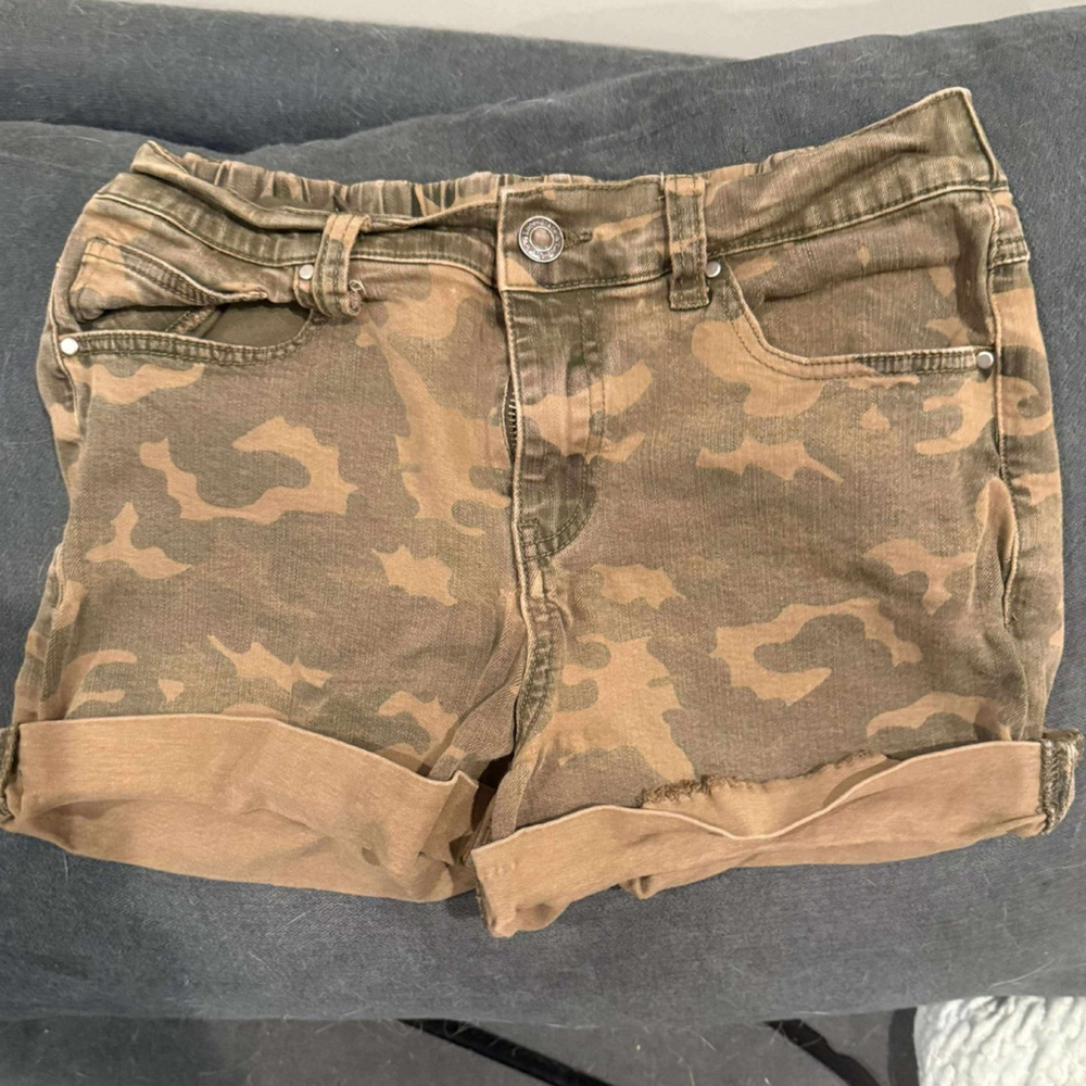 Grace & Lace Brown Camouflage Skirt